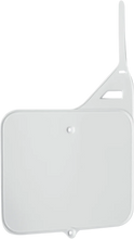Load image into Gallery viewer, UFO Front Number Plate - White - Main Product View