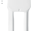 Load image into Gallery viewer, UFO Front Number Plate - White - Side View