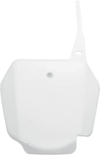 Load image into Gallery viewer, UFO Front Number Plate - White - Main Product View