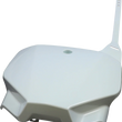 Load image into Gallery viewer, UFO Front Number Plate - White - Honda - Main Product View