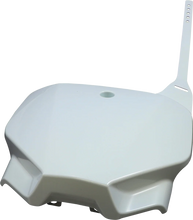 Load image into Gallery viewer, UFO Front Number Plate - White - Honda - Main Product View