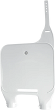 Load image into Gallery viewer, UFO Front Number Plate - White KT03004-047 - Main Product View