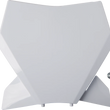 Load image into Gallery viewer, UFO Front Number Plate - White - KTM - Main Product View
