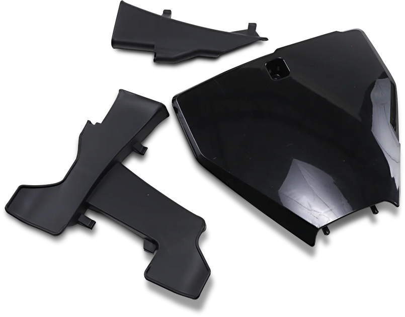 UFO Front Number Plate - With Extension - Black – CI Motorsports