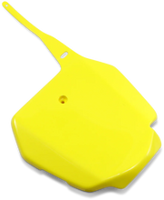 Load image into Gallery viewer, UFO Front Number Plate - Yellow - Main Product View