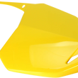 Load image into Gallery viewer, UFO Front Number Plate - Yellow - Main Product View