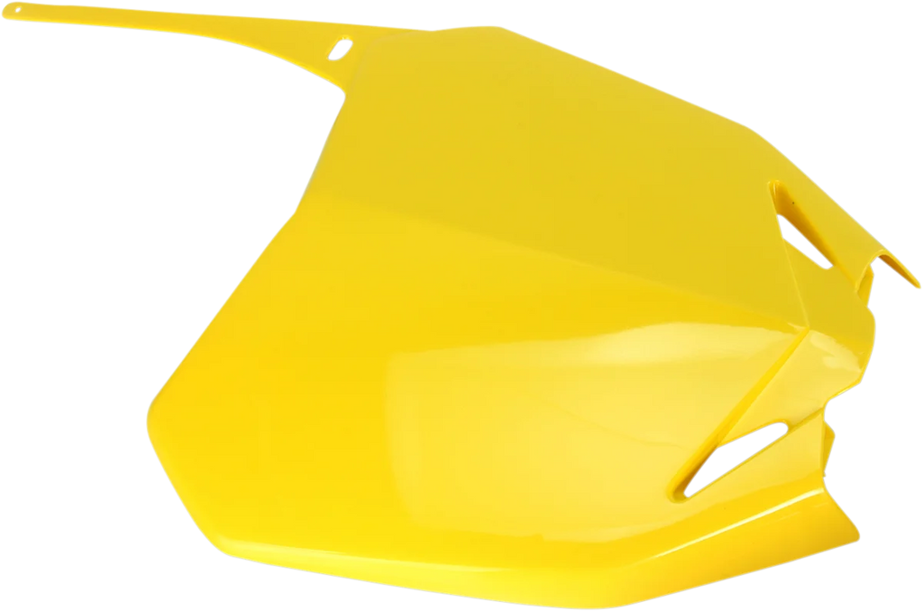 UFO Front Number Plate - Yellow - Main Product View