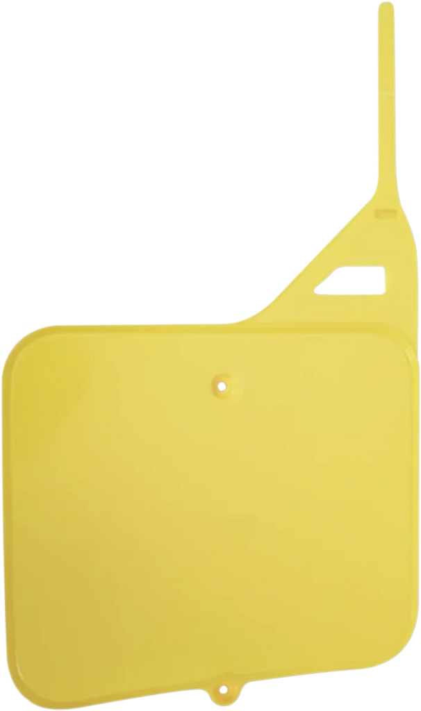 UFO Front Number Plate - Yellow - Main Product View