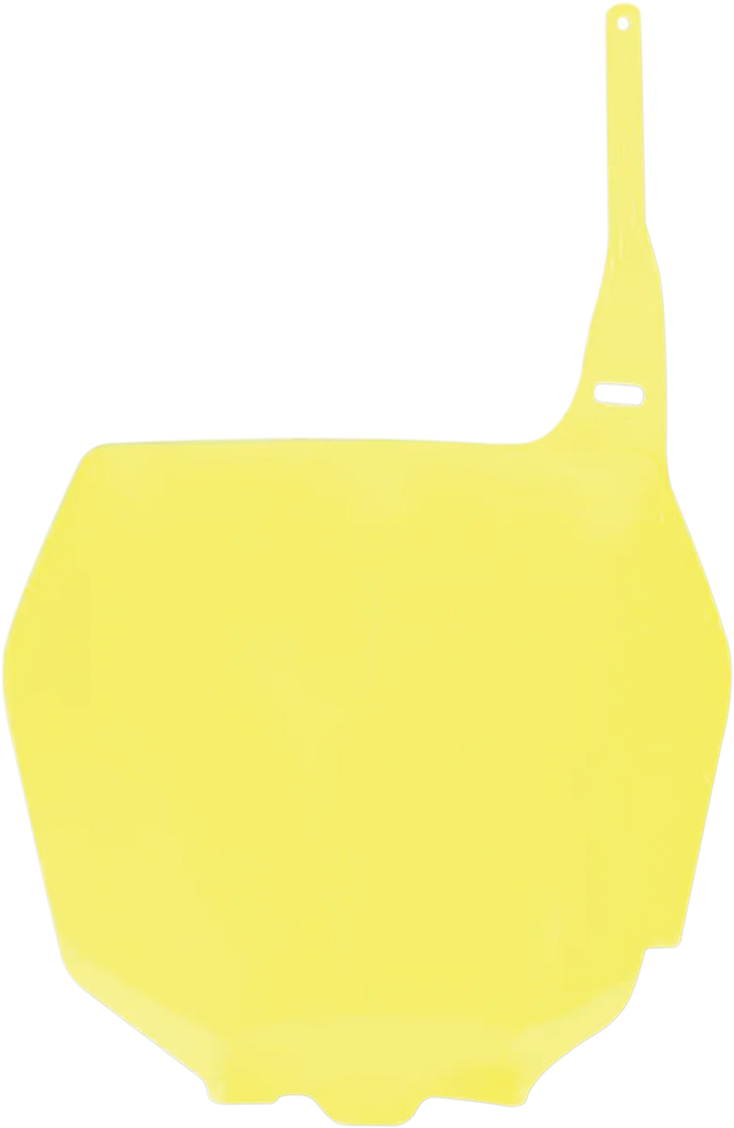 UFO Front Number Plate - Yellow - Main Product View