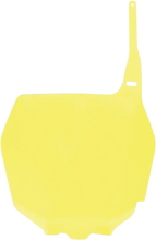 Load image into Gallery viewer, UFO Front Number Plate - Yellow - Main Product View