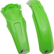 Load image into Gallery viewer, UFO Front and Rear MX Fender Kit - Green - KX 125/250 - Main Product View