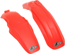 Load image into Gallery viewer, UFO Front and Rear MX Fender Kit - Green - KX 125/250 - Side View