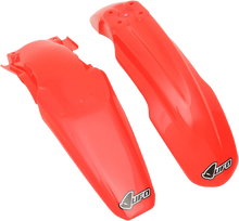 Load image into Gallery viewer, UFO Front and Rear MX Fender Kit - OEM Red - CRF150R - Main Product View