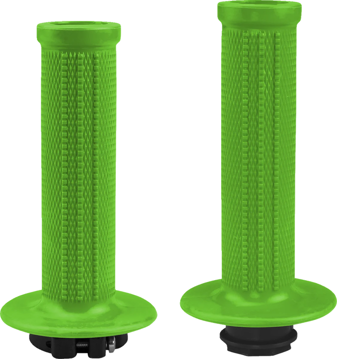 UFO Grips - Lock-On - Green - Side View