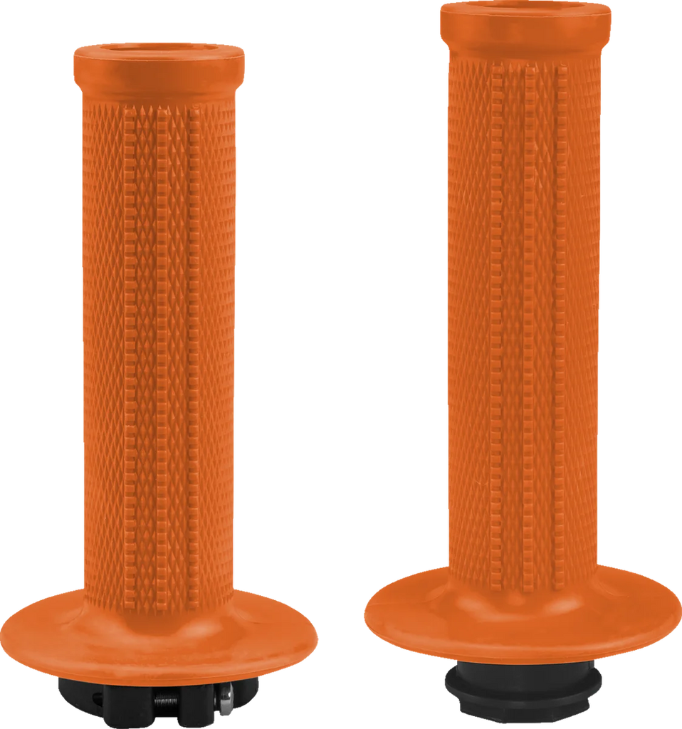 UFO Grips - Lock-On - Orange - Side View