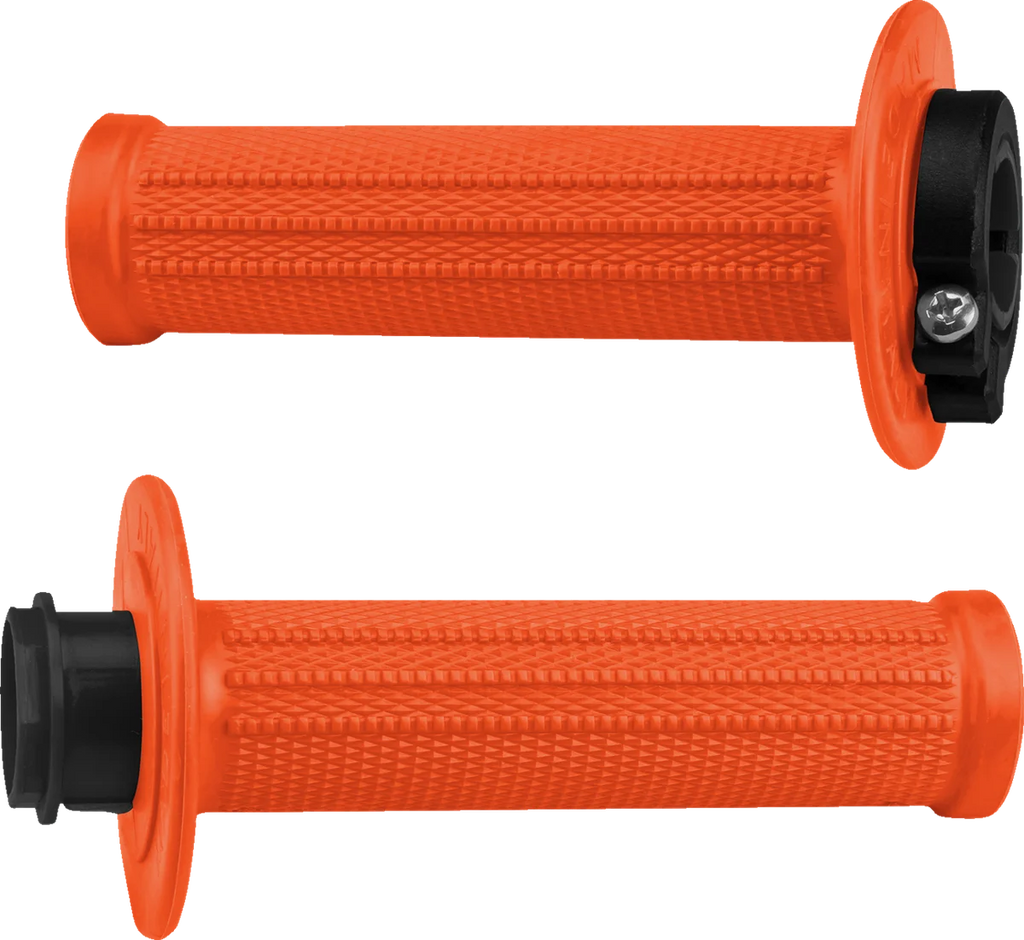 UFO Grips - Lock-On - Orange - Back View