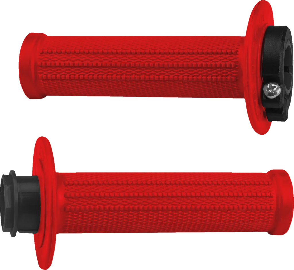UFO Grips - Lock-On - Red - Back View