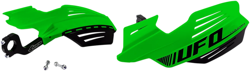 UFO Handguards - Vulcan - Green - Side View