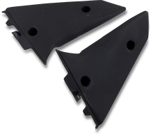 Load image into Gallery viewer, UFO Lower Radiator Shrouds - Black - Main Product View