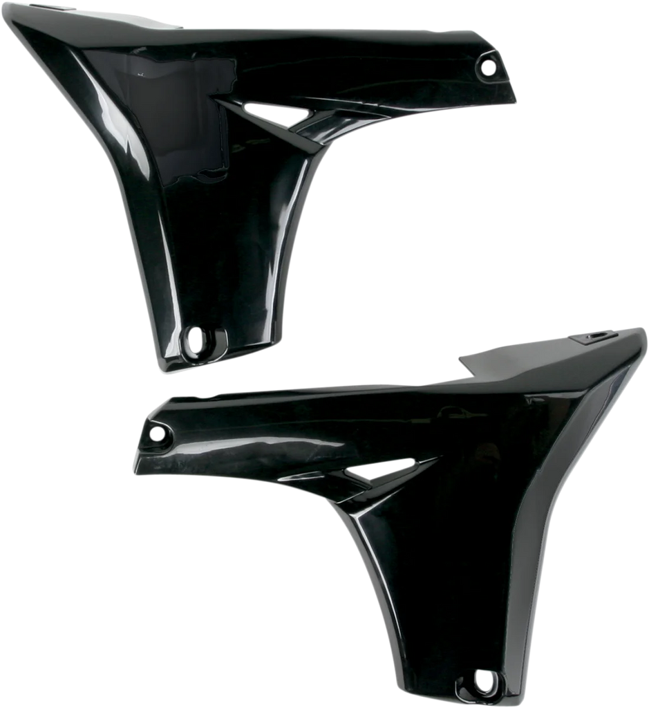UFO Lower Radiator Shrouds - Black - Main Product View
