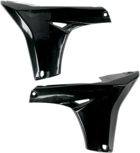 Load image into Gallery viewer, UFO Lower Radiator Shrouds - Black - Main Product View