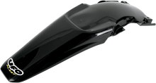 Load image into Gallery viewer, UFO MX Rear Fender - Black - Main Product View