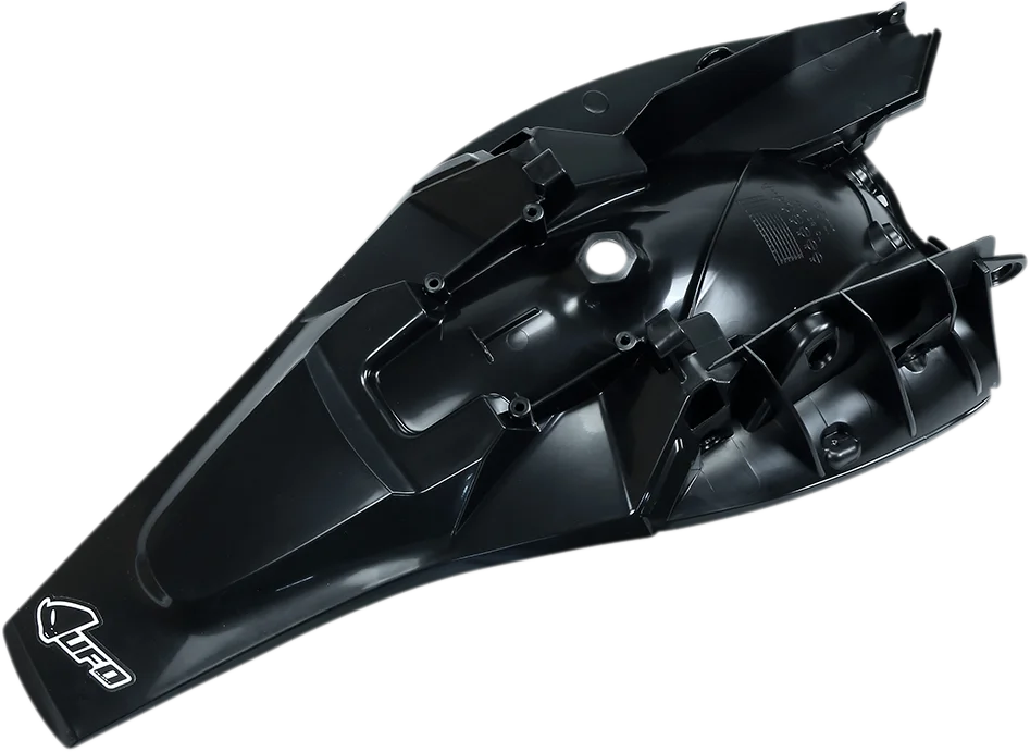 UFO MX Rear Fender - Black - Main Product View