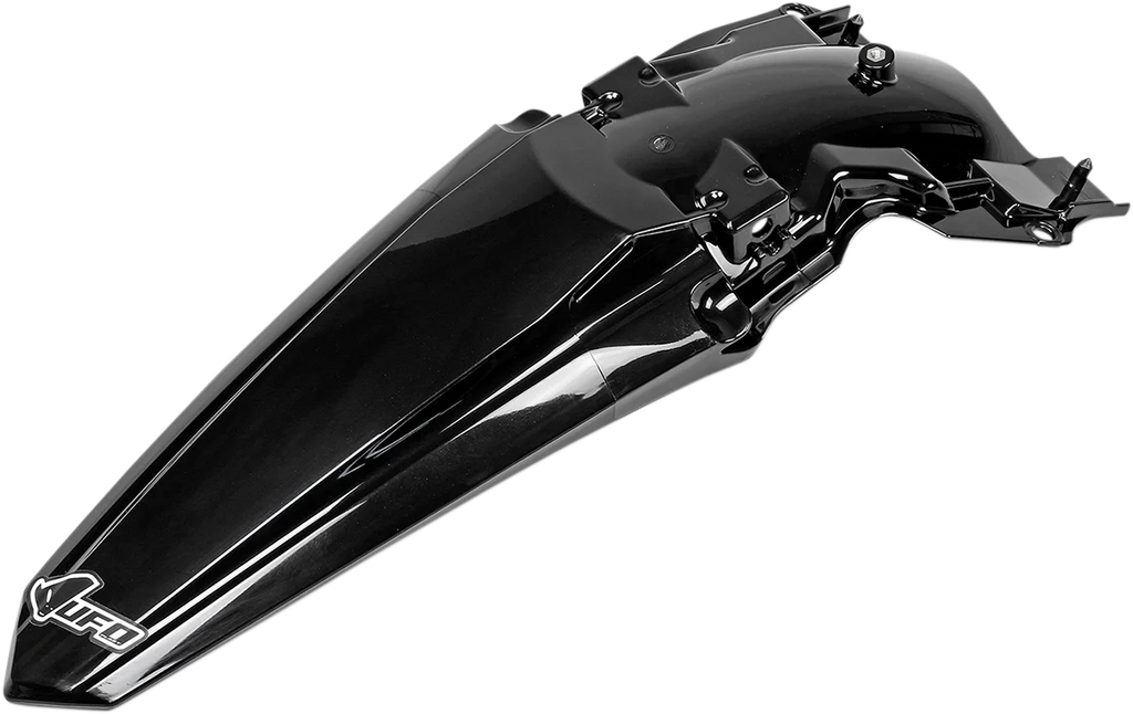 UFO MX Rear Fender - Black - Main Product View