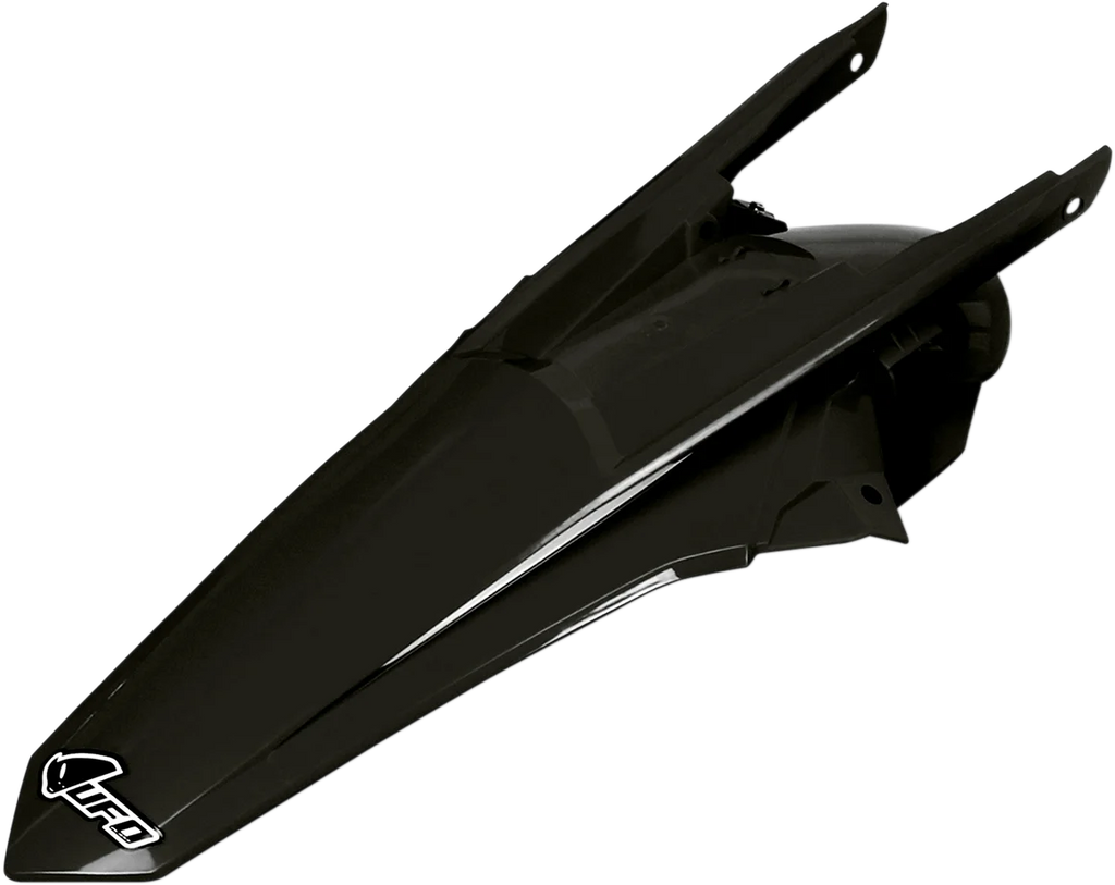 UFO MX Rear Fender - Black - Main Product View