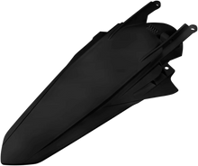 Load image into Gallery viewer, UFO MX Rear Fender - Black - Main Product View