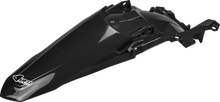 Load image into Gallery viewer, UFO MX Rear Fender - Black - Back View