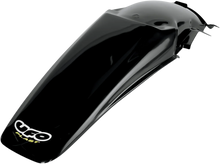 Load image into Gallery viewer, UFO MX Rear Fender - Black - Main Product View
