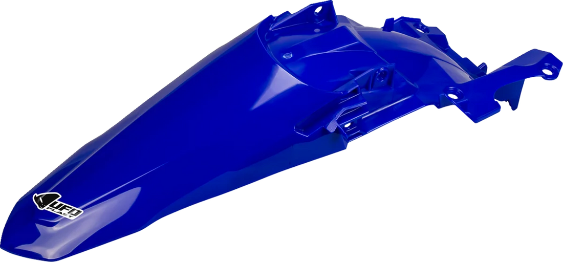 UFO MX Rear Fender - Blue - Back View