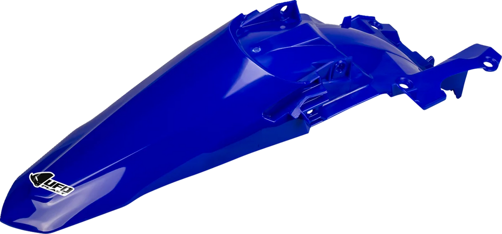 UFO MX Rear Fender - Blue - Back View