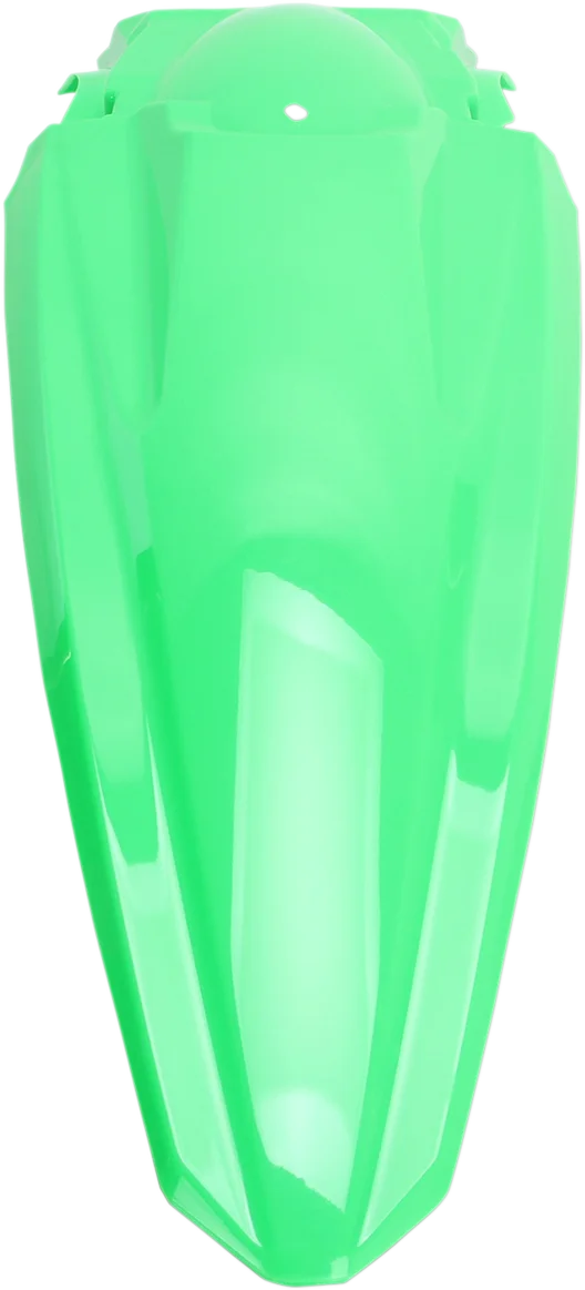 UFO MX Rear Fender - Fluorescent Green - Side View
