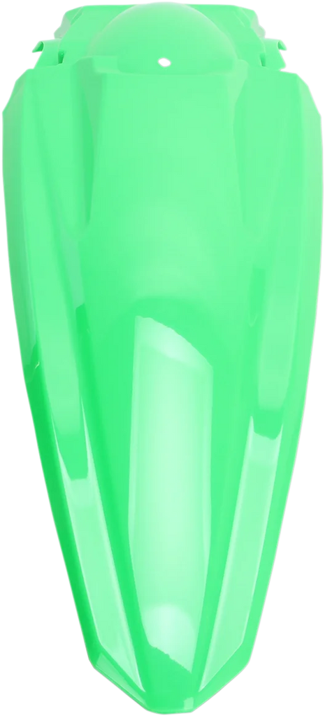 UFO MX Rear Fender - Fluorescent Green - Side View