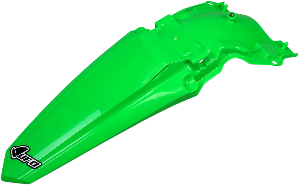 UFO MX Rear Fender - Fluorescent Green - Main Product View