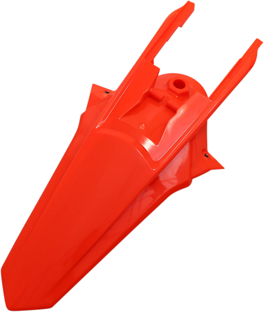 UFO MX Rear Fender - Fluorescent Orange - Main Product View