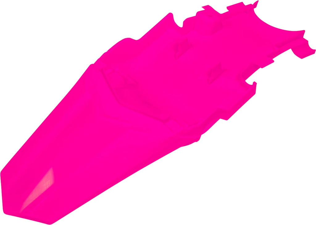 UFO MX Rear Fender - Fluorescent Pink - Main Product View