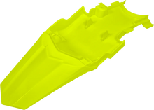 Load image into Gallery viewer, UFO MX Rear Fender - Fluorescent Yellow - Main Product View