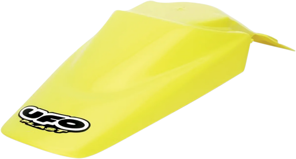 UFO MX Rear Fender - Fluorescent Yellow - Main Product View