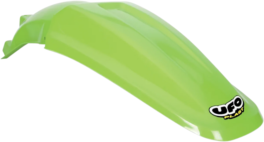 UFO MX Rear Fender - Green fits KX - Main Product View
