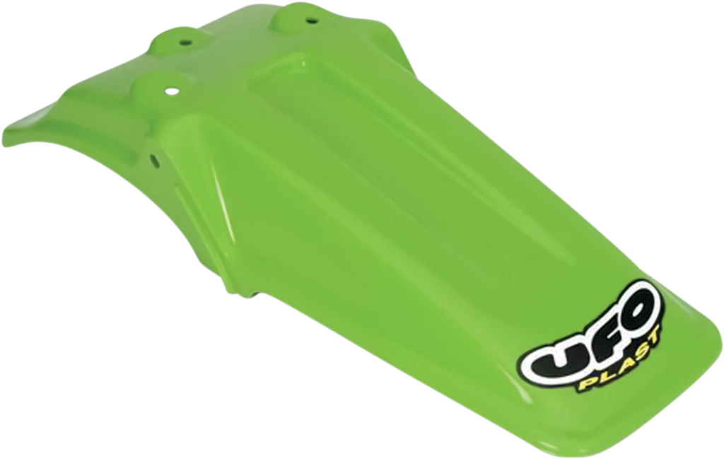 UFO MX Rear Fender - Green fits KX - Main Product View