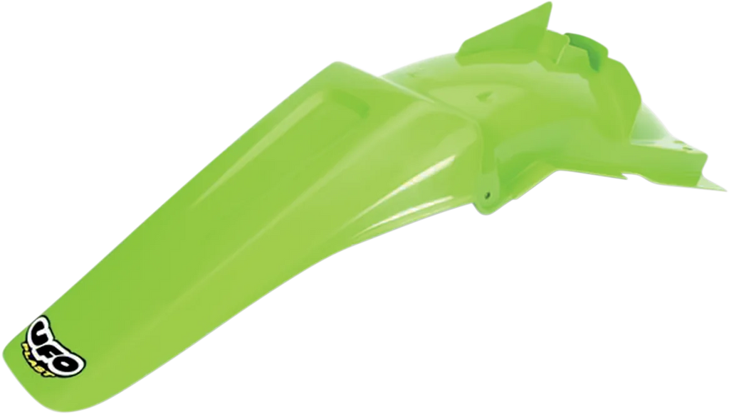 UFO MX Rear Fender - Green fits KX - Main Product View