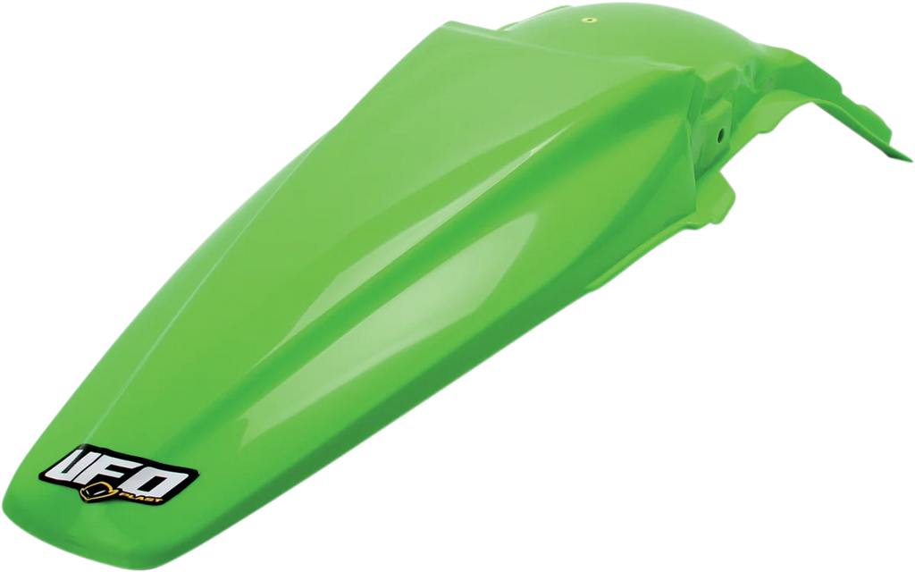 UFO MX Rear Fender - KX Green - Main Product View