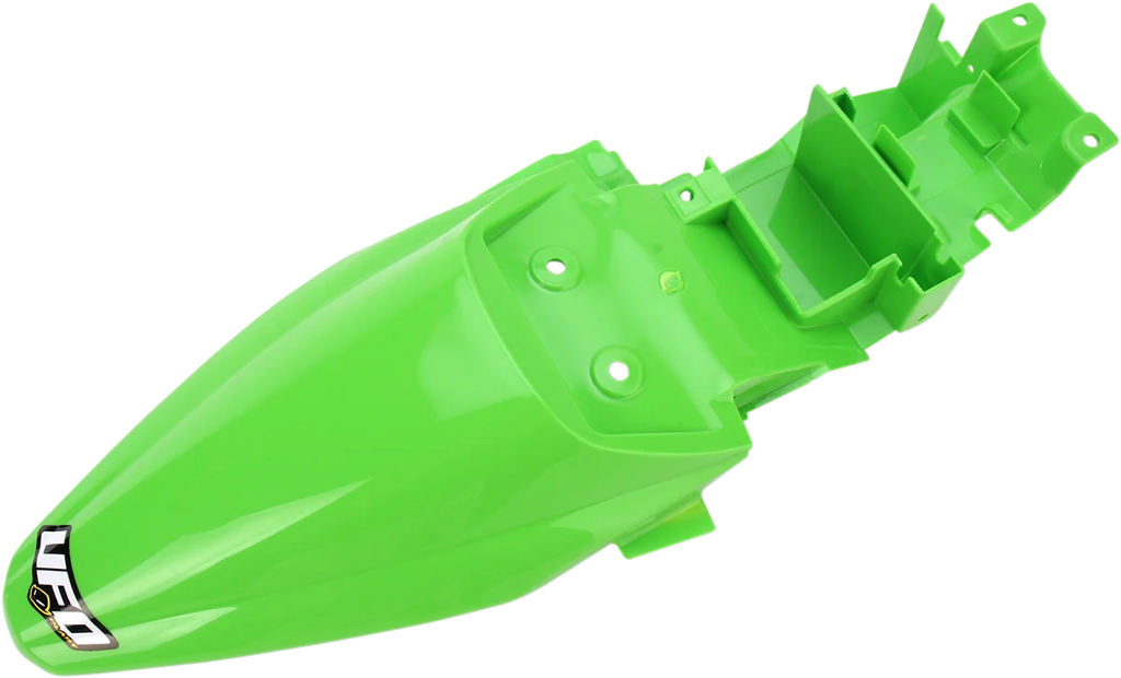 UFO MX Rear Fender - KX Green - Main Product View