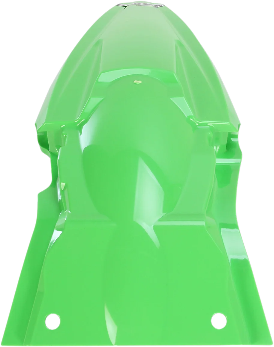 UFO MX Rear Fender - KX Green - Side View