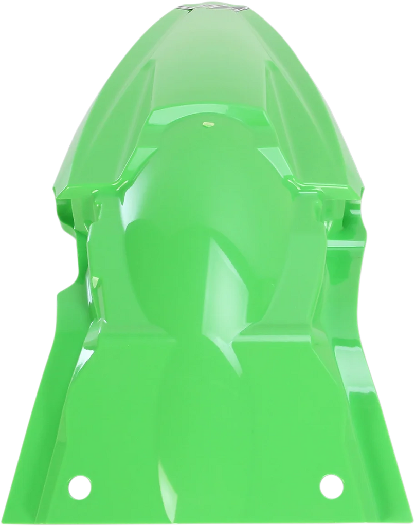UFO MX Rear Fender - KX Green - Side View