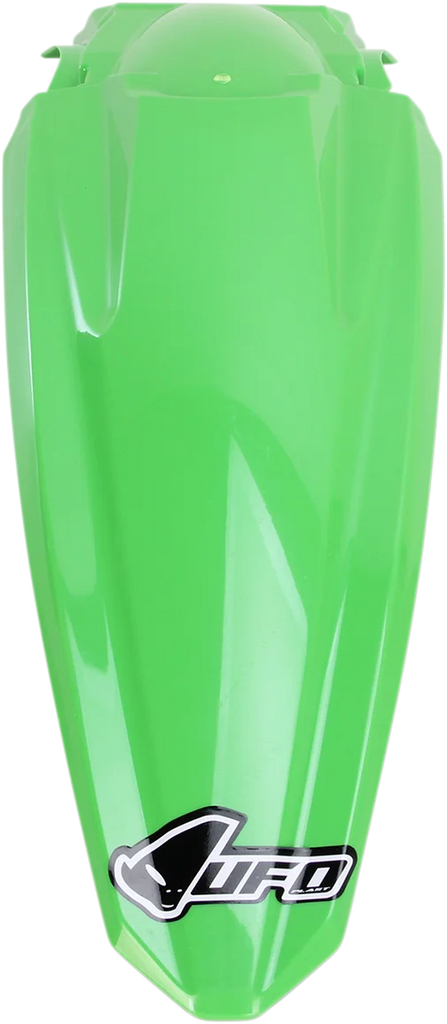 UFO MX Rear Fender - KX Green - Back View