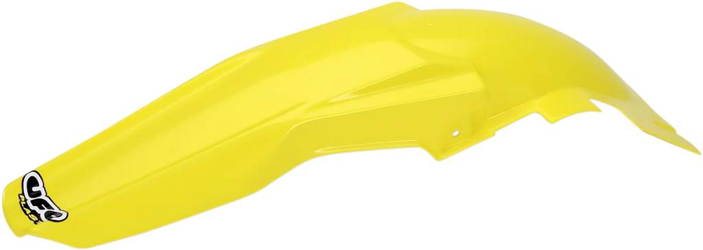 UFO MX Rear Fender - RM Yellow - Main Product View